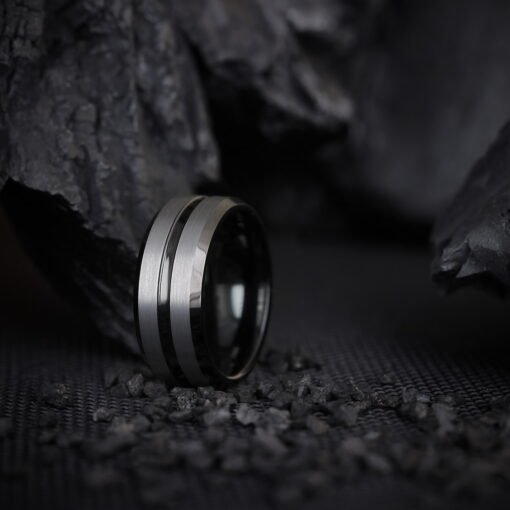 Stallion – Men's Tungsten Ring - Image 3