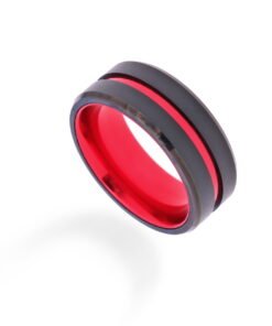 Crimson Eclipse Mens Ring