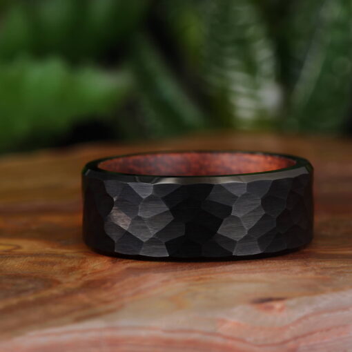Optical Illusion – Men's Tungsten Ring - Image 5