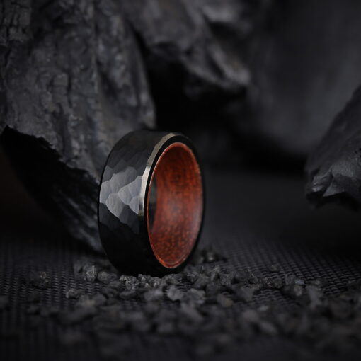 Optical Illusion – Men's Tungsten Ring - Image 3