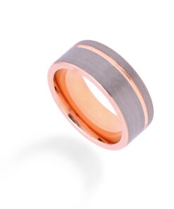 Excalibur – Men's Rose Gold Tungsten Ring