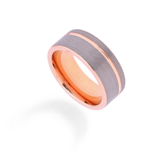 Excalibur – Men's Rose Gold Tungsten Ring