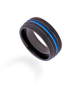 Electric Midnight Mens Ring
