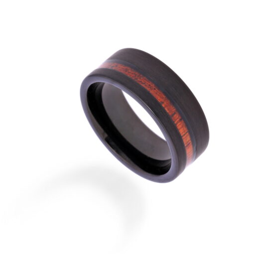 Smooth Groove – Men's Grooved Tungsten Ring