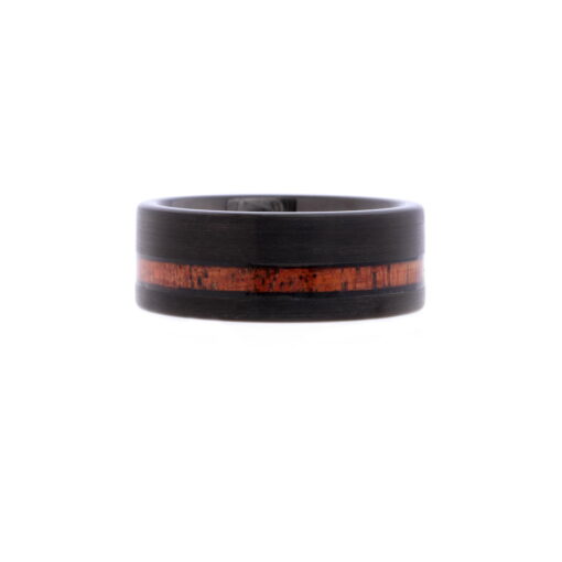 Smooth Groove – Men's Grooved Tungsten Ring - Image 2