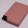 Pink Leather Pop-Up Wallet