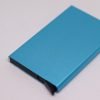 Blue Aluminum Pop-Up Card Holder