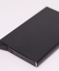 Charcoal Aluminum Pop-Up Card Holder