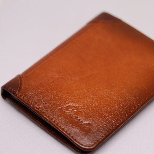 Genuine Leather Wallet Brown
