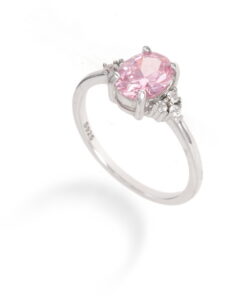 Blushing Beauty – Women's Sterling Silver Ring