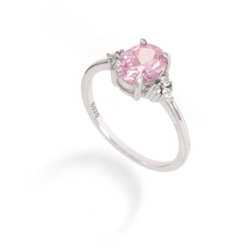 Blushing Beauty – Women's Sterling Silver Ring