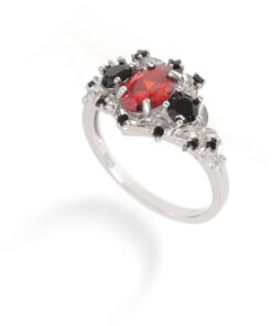 Scarlet's Edge – Women's Sterling Silver Ring