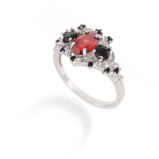 Scarlet's Edge – Women's Sterling Silver Ring