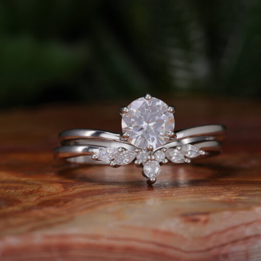 Angular Allure – Women's Sterling Silver Ring - Image 7