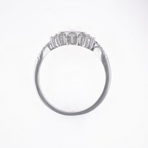 Bezel Beauty – Women's Sterling Silver Ring - Image 3